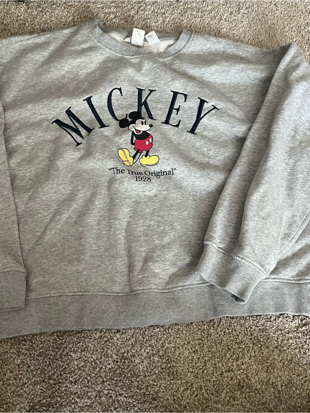 Disney Mickey “true original” Sweatshirt